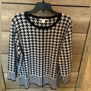 Allison Daley Houndstooth Sweater